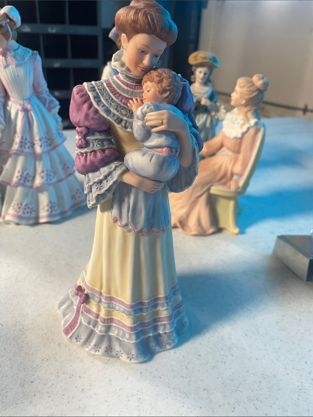 Lenox Cherished Moment Porcelain Figurine in White and Gold Accents
